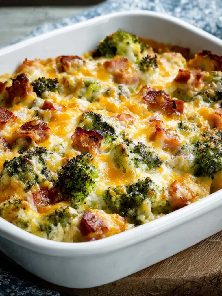 Ham and Broccoli Casserole au Gratin First Image