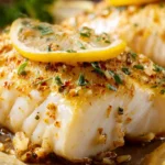 Lemon Garlic Baked Cod First Image