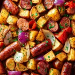Sheet Pan Sausage and Potatoes First Image