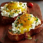 egg ricotta toast First Image