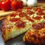 pizza cottage cheese bake First Image